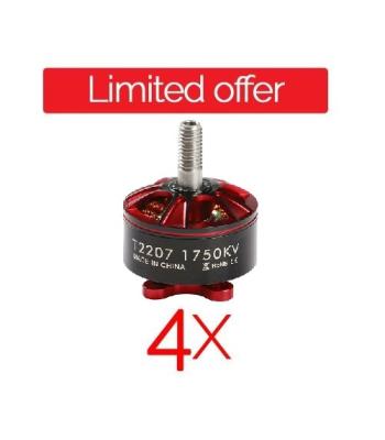 4x iFlight Tachyon T2207 1750KV